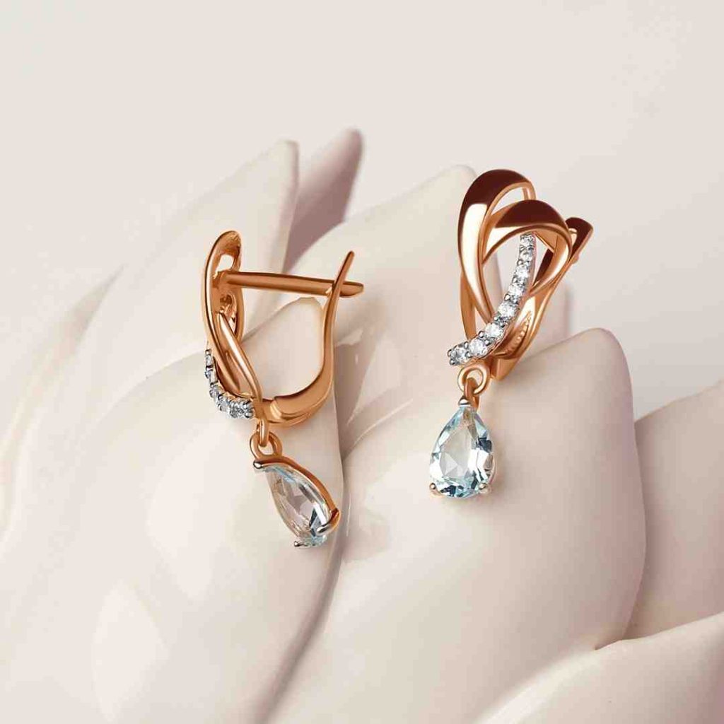 Crystal Stone Earrings